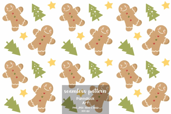 Christmas Gingerbread Man Pattern: Festive Design Inspiration