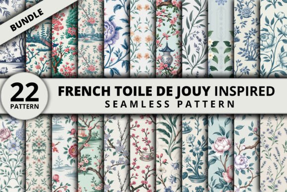 French Toile De Jouy Seamless Pattern: Timeless Elegance Redefined