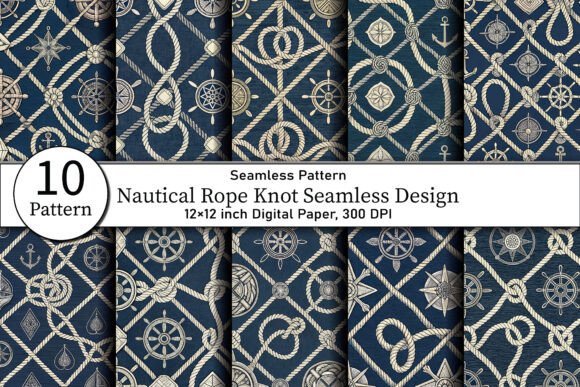 Nautical Rope Knot Seamless Design for Strategic Creative Projects