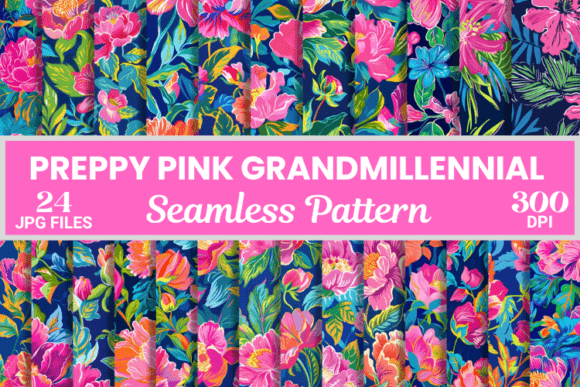 Preppy Grandmillennial Seamless Pattern Design Guide