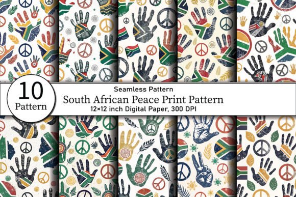 South African Peace Print Pattern: A Unique Design Element for Creative Projects
