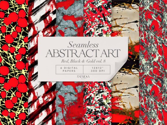 Unlocking Creativity with Modern Red Abstract Art Digital Textures