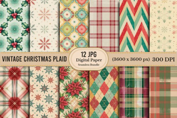 Vintage Christmas Plaid Retro Bundle: A Practical Guide to Choosing the Right Design Resource