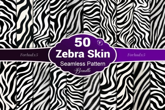 Zebra Skin Seamless Pattern: A Bold and Versatile Design Element for Creative Projects